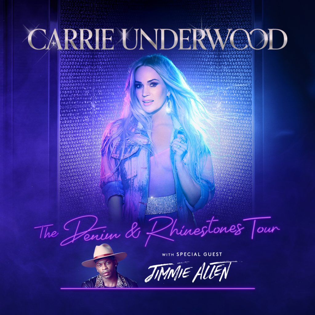 Carrie Underwood Denim and Rhinestones Tour T-Shirts, Carrie Underwood Fans  T-Shirts sold by Initial Salaidh, SKU 40191967